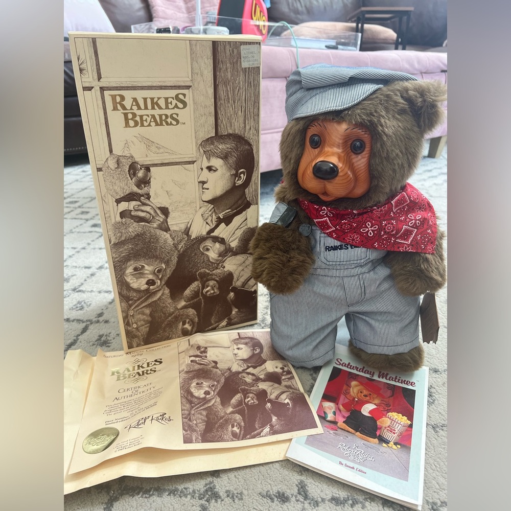 Robert Raikes Bears 17/023 Lionel 1989 Saturday Matinee Collection
